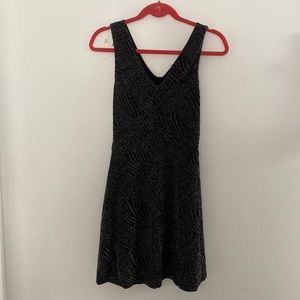 Black Sparkly Mini Dress
